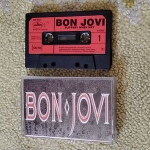 Bon Jovi Slippery When Wet Vintage Cassette Tape